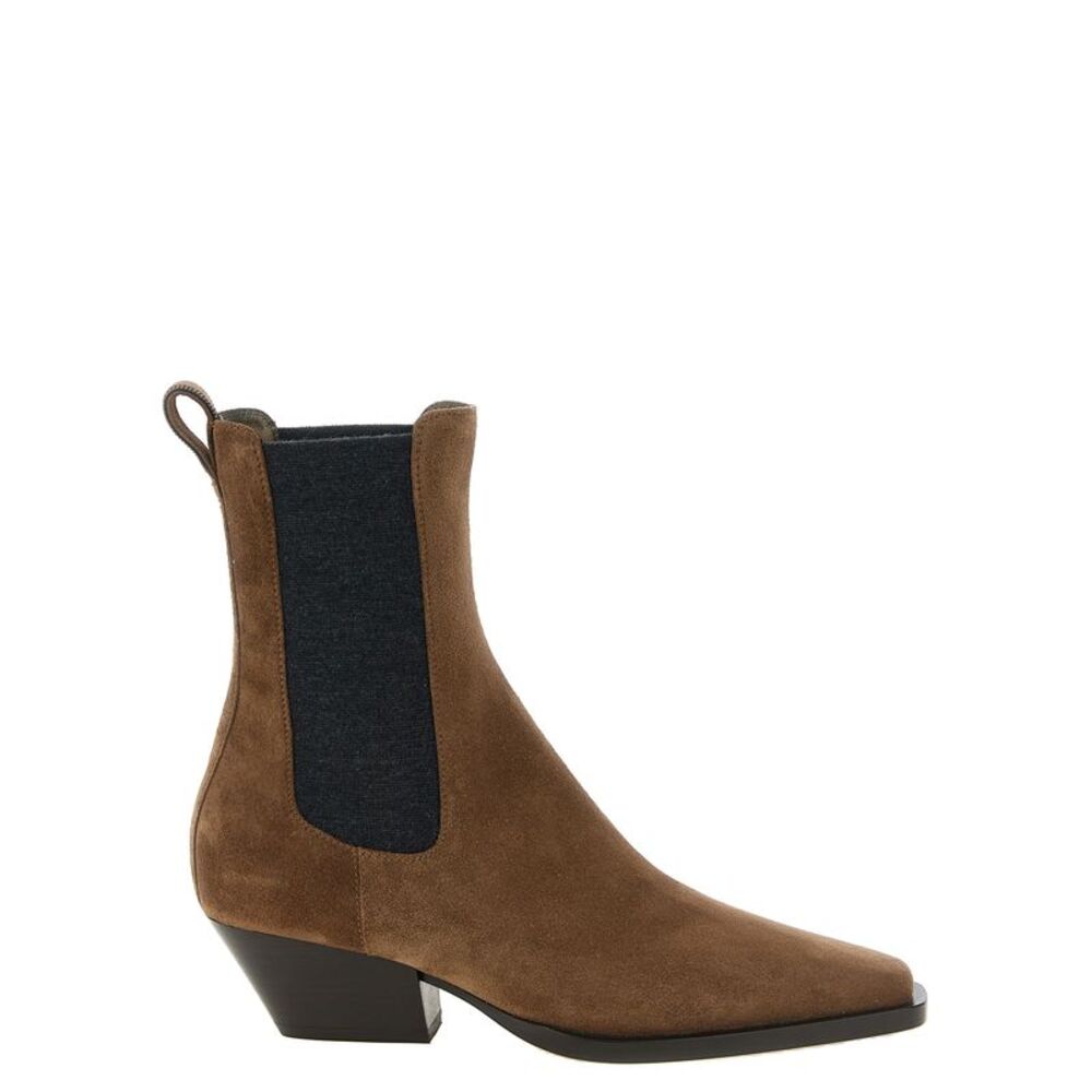 Brunello Cucinelli Women 'Precious Loop Detail' Ankle Boots